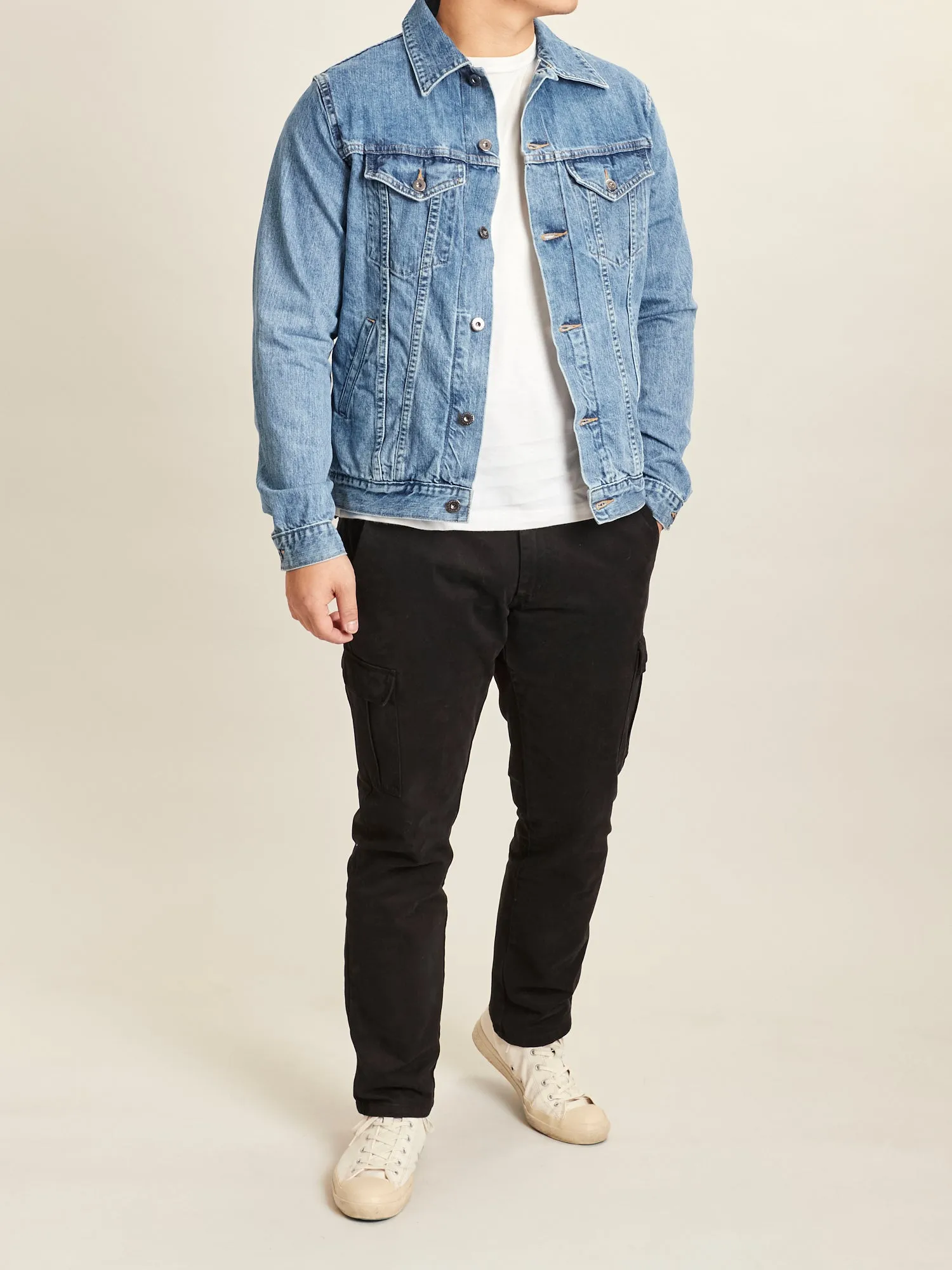 101x Stonewashed Type-3 Denim Jacket in Indigo