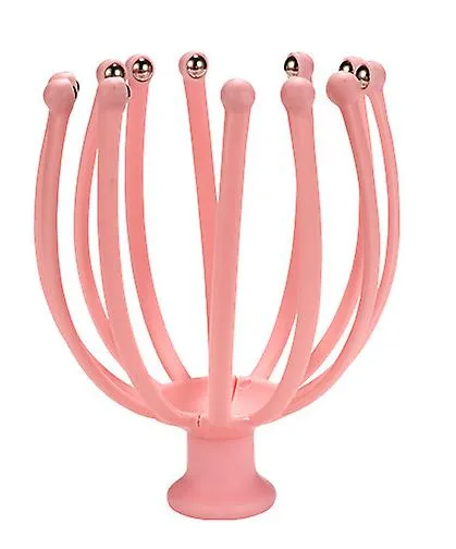 13*13*16cm blue 12-claw head massager Octopus rotating ball relaxing massager Meridian head massager AZ14109