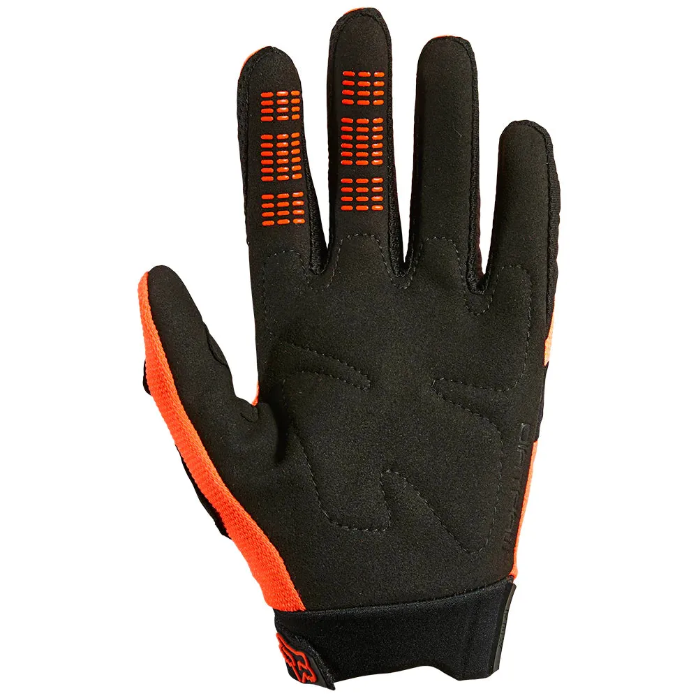 24 FOX YOUTH DIRTPAW GLOVES [FLO ORANGE] YL