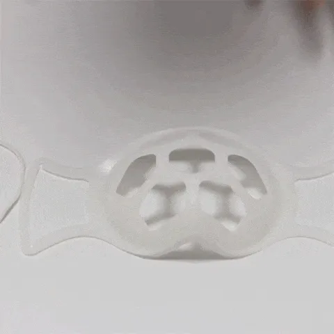 3D Large Softer Face Mask Bracket Bracket-Prevent Glasses From Fogging