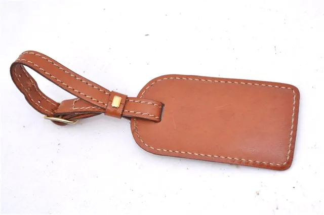 Auth CELINE Macadam Blason Pattern Travel Boston Bag PVC Leather Brown 7740C