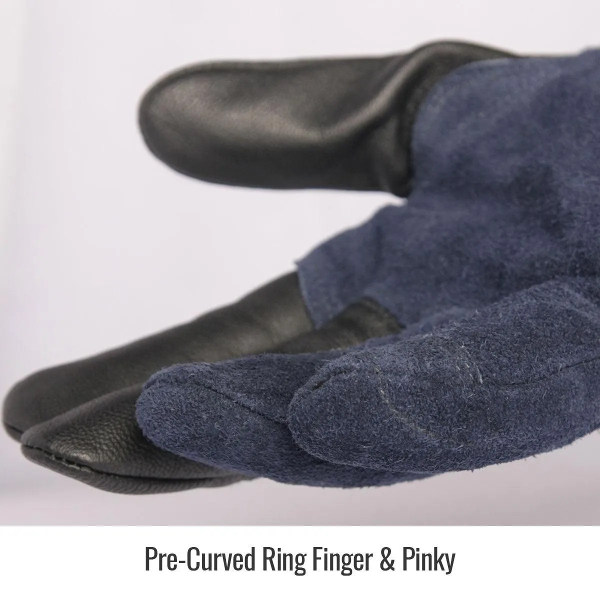 Black Stallion Grain Goatskin & FR Stretch Knit Cotton TIG Glove - GT7120-NB