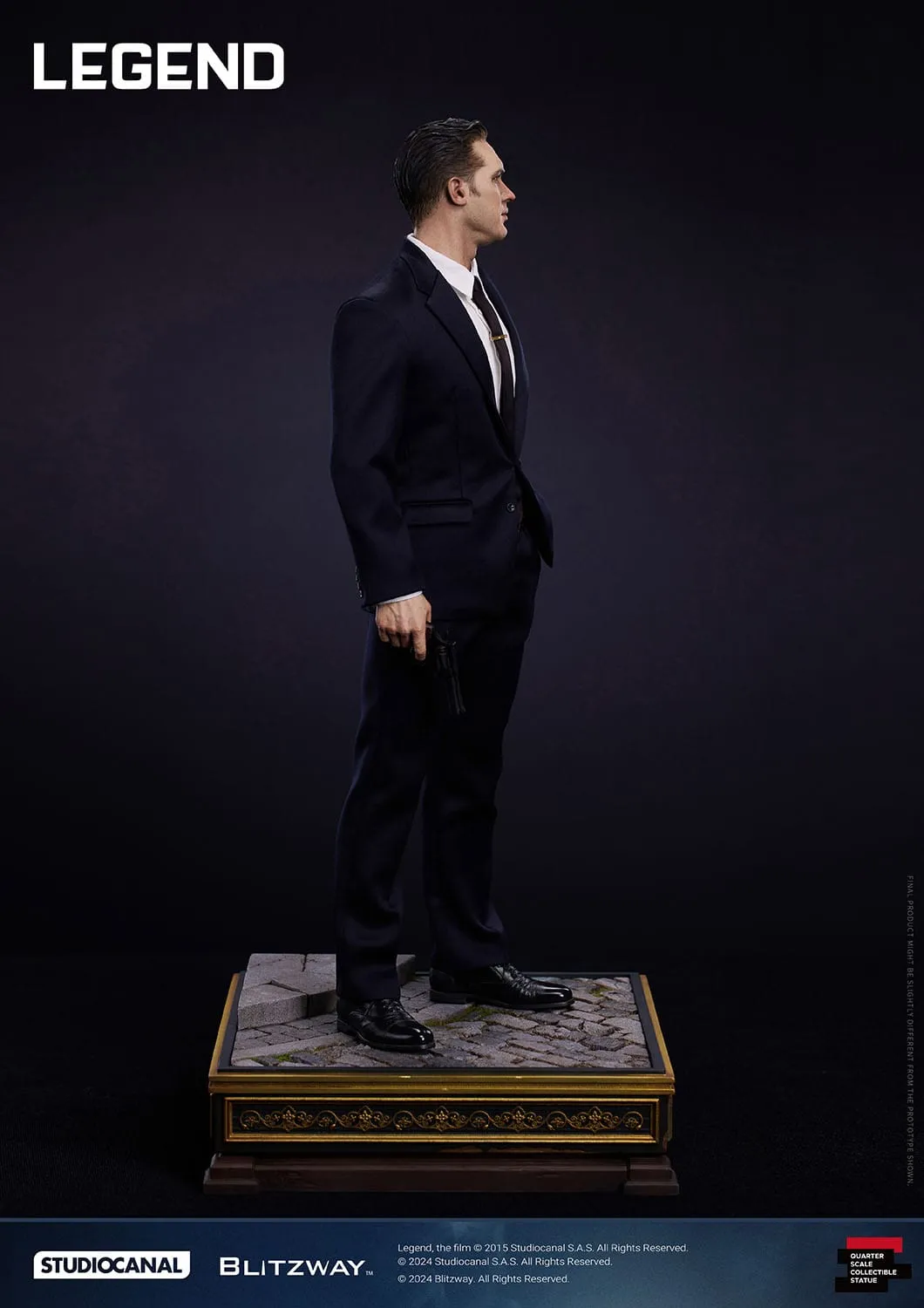 Blitzway Legend Superb Scale Reginald (Reggie) Kray 1/4 Statue