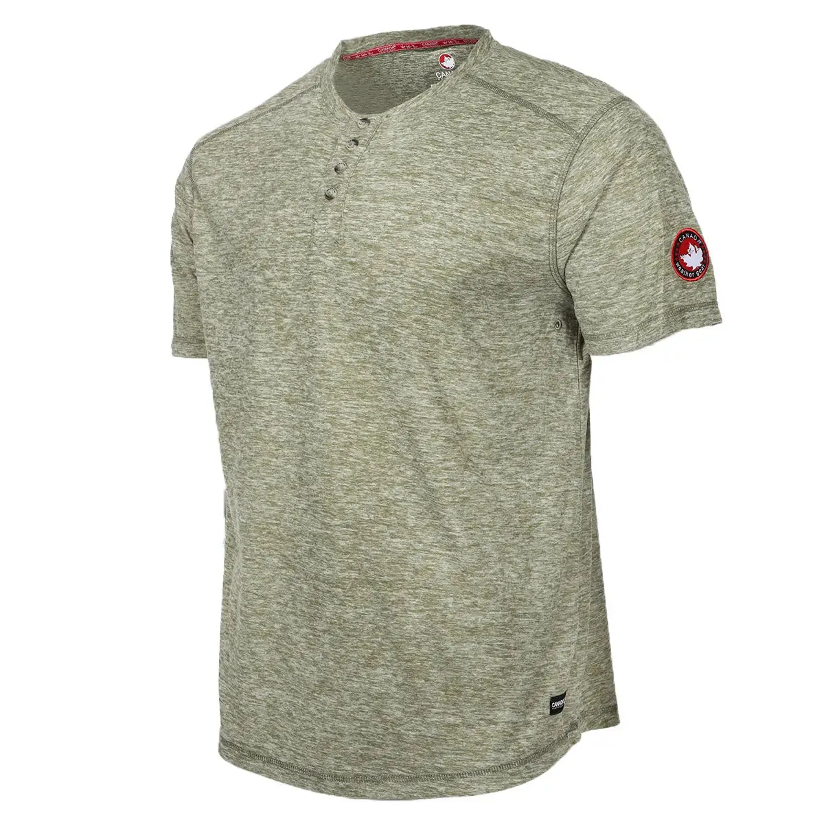 Canada Weather Gear Men's Ascender Button Up T-Shirt