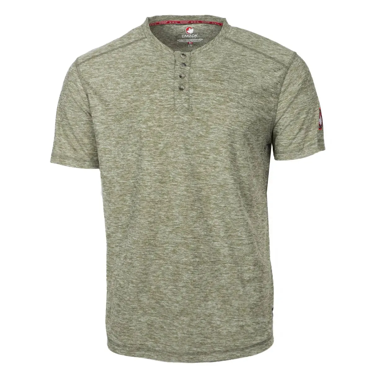 Canada Weather Gear Men's Ascender Button Up T-Shirt
