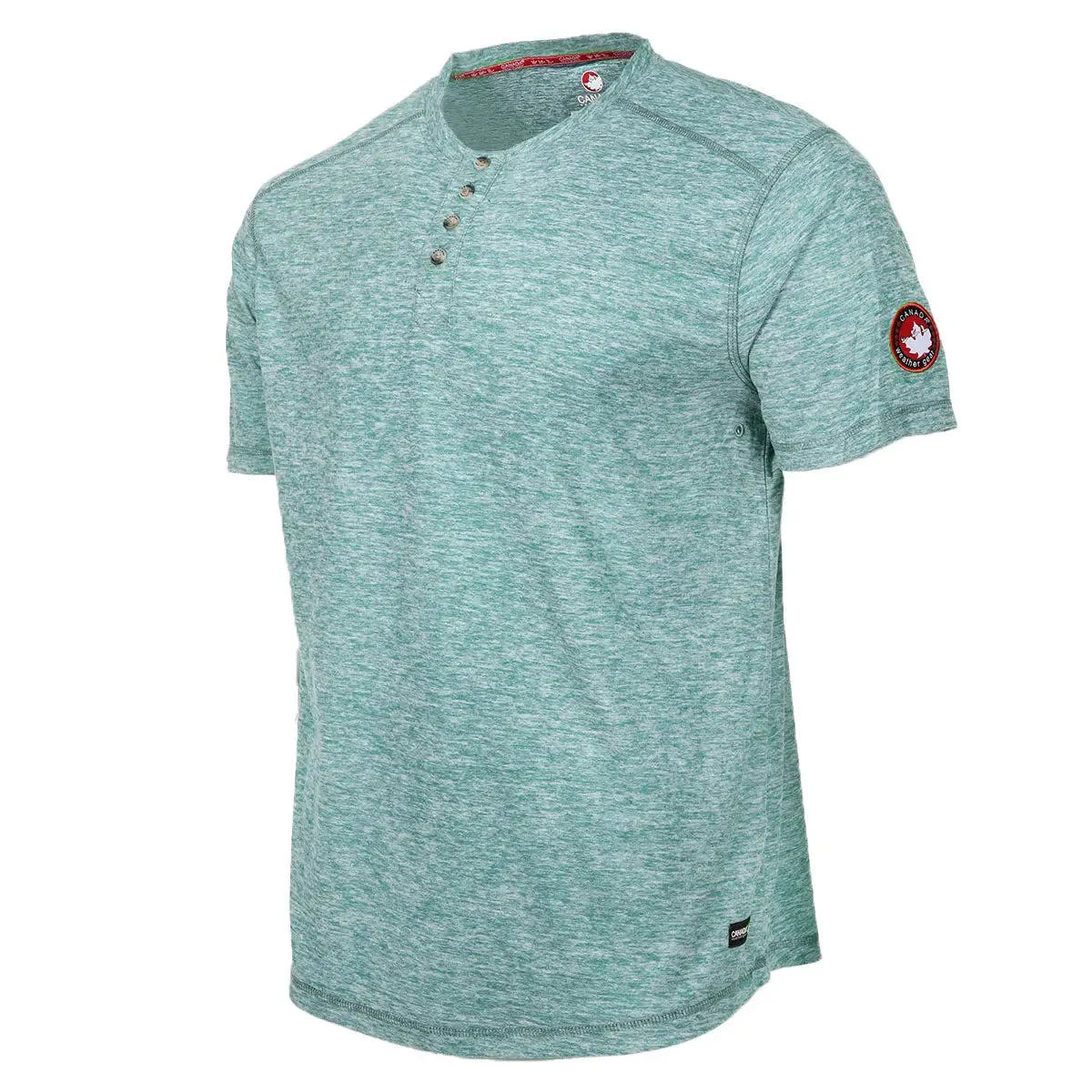 Canada Weather Gear Men's Ascender Button Up T-Shirt