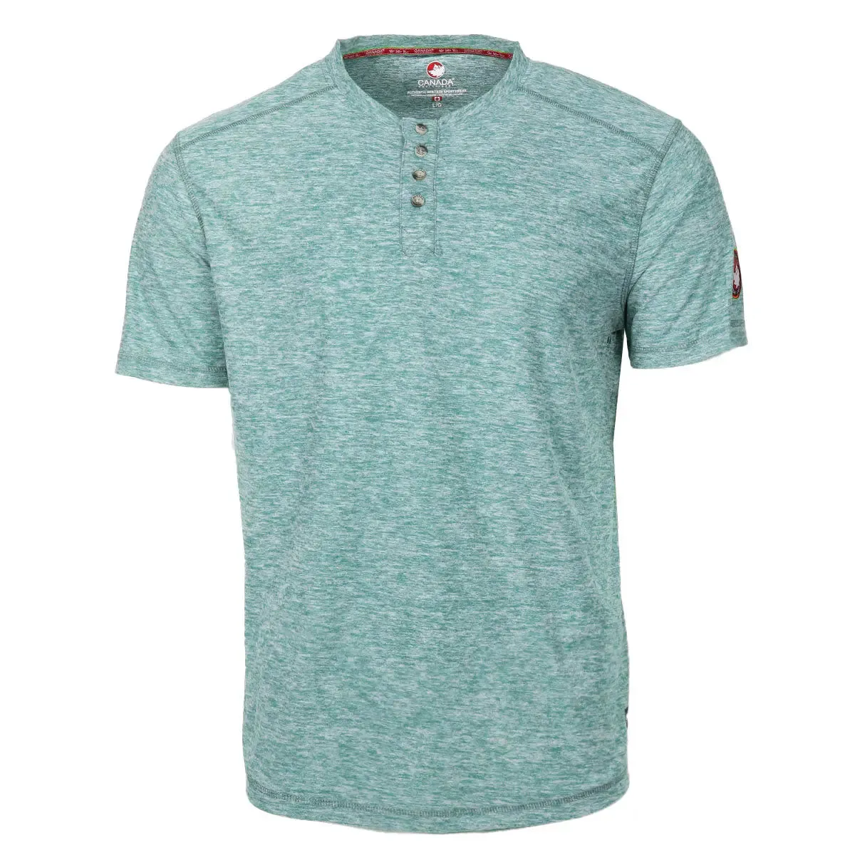 Canada Weather Gear Men's Ascender Button Up T-Shirt