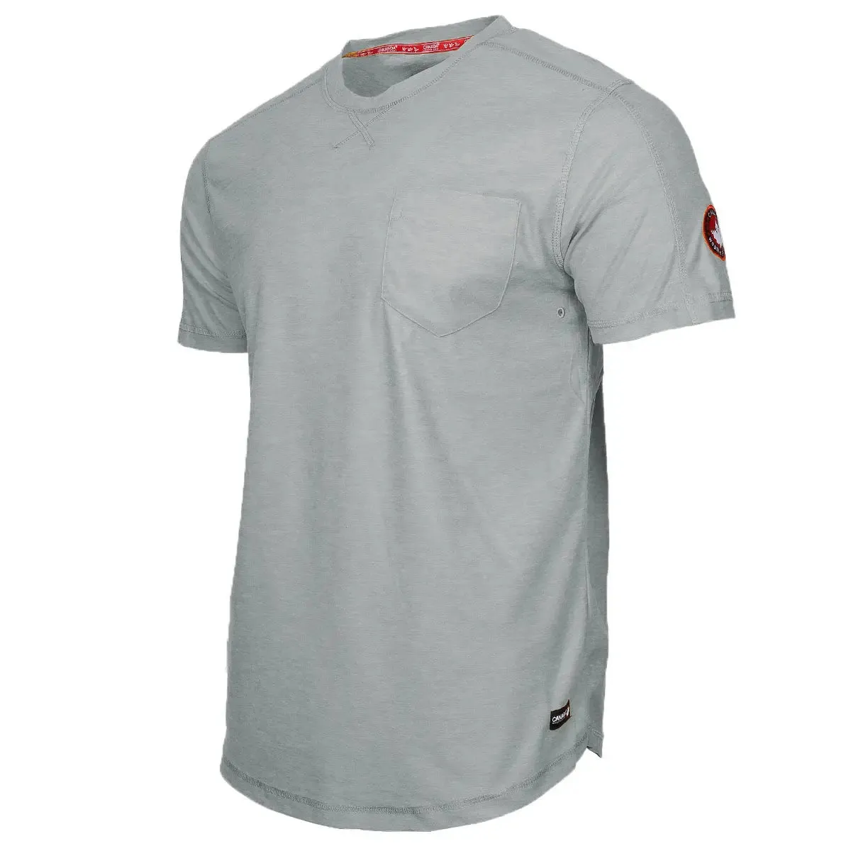 Canada Weather Gear Men's Supreme Soft Two Tone Crew
