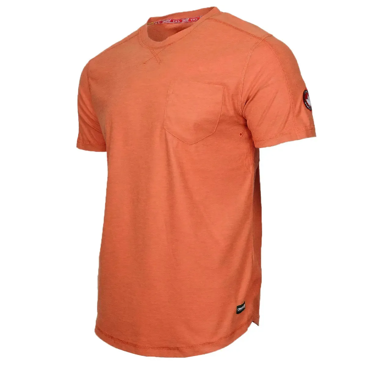 Canada Weather Gear Men's Supreme Soft Two Tone Crew