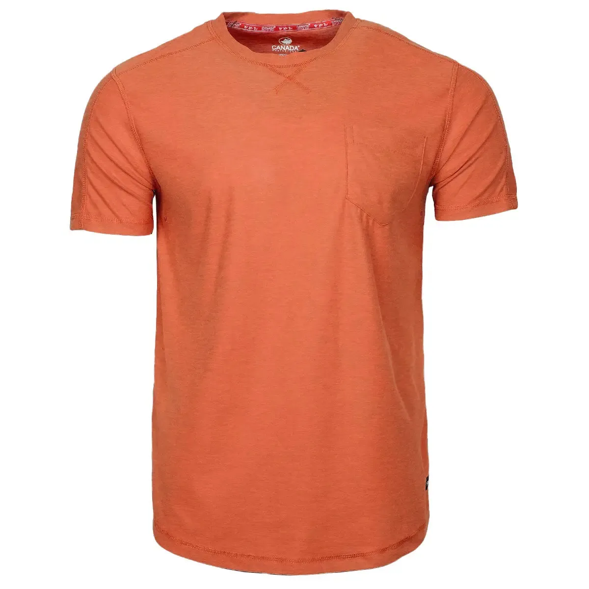 Canada Weather Gear Men's Supreme Soft Two Tone Crew