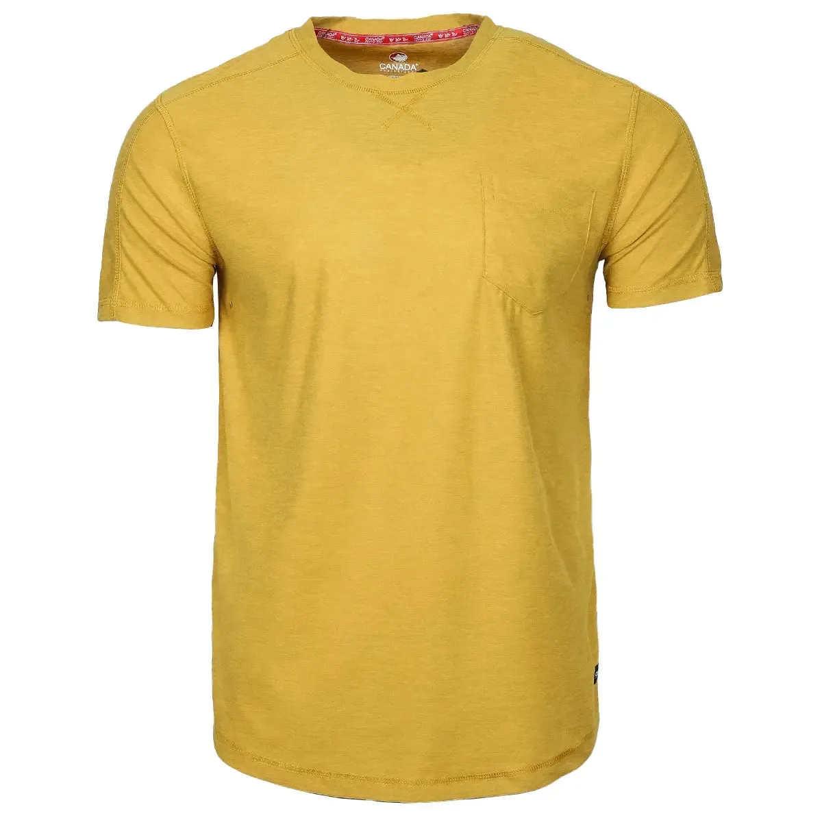 Canada Weather Gear Men's Supreme Soft Two Tone Crew