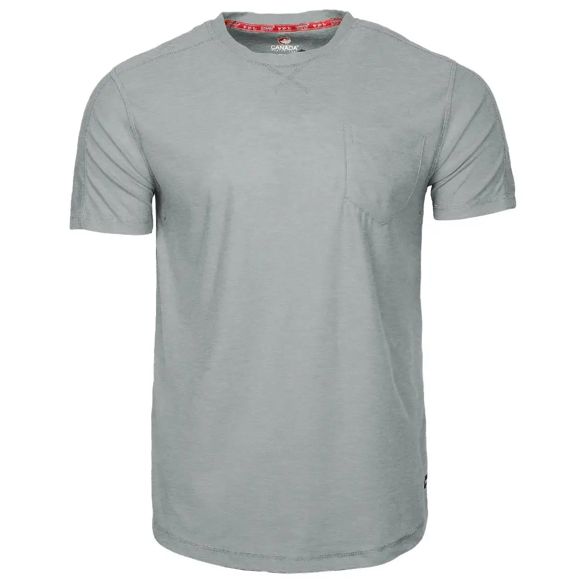 Canada Weather Gear Men's Supreme Soft Two Tone Crew