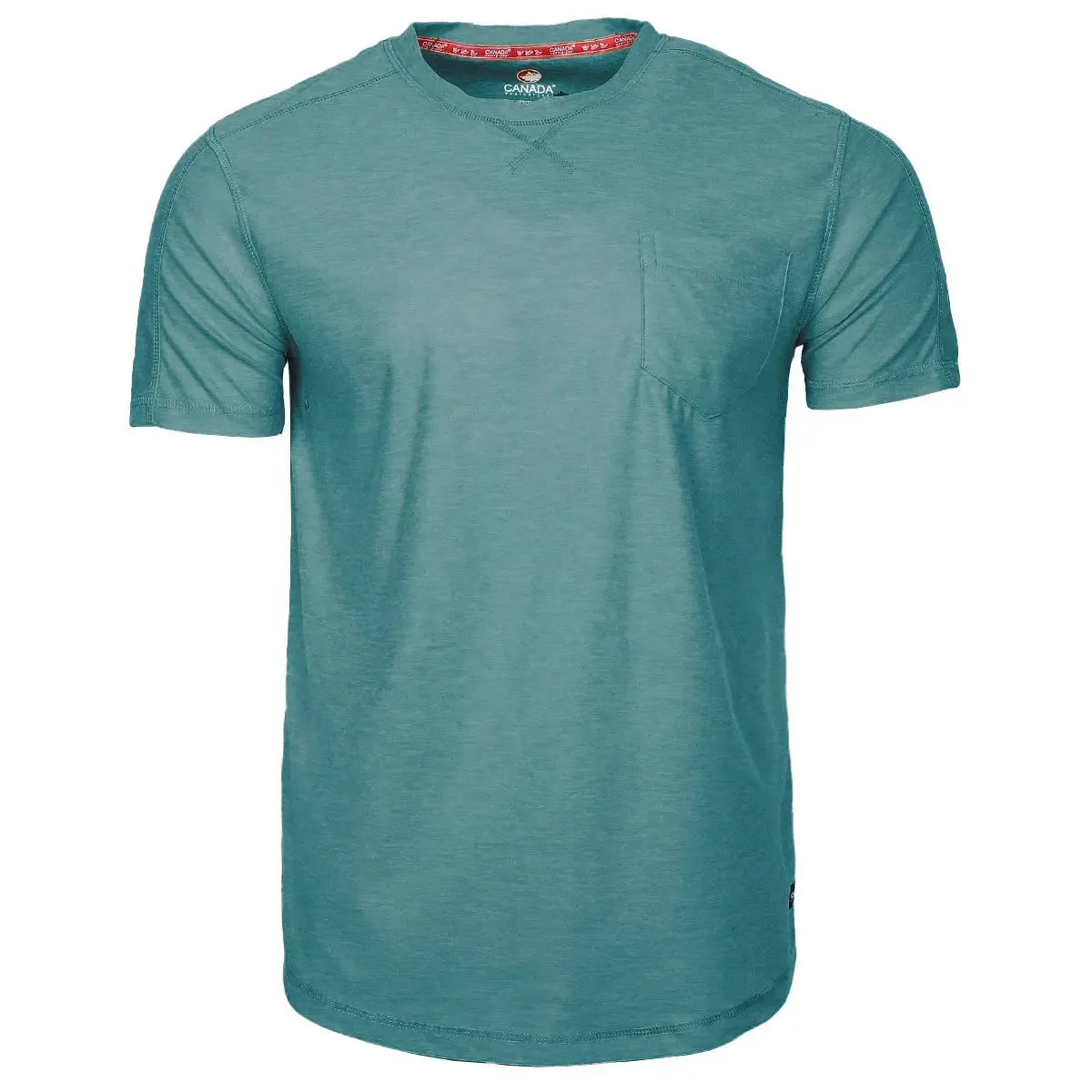 Canada Weather Gear Men's Supreme Soft Two Tone Crew