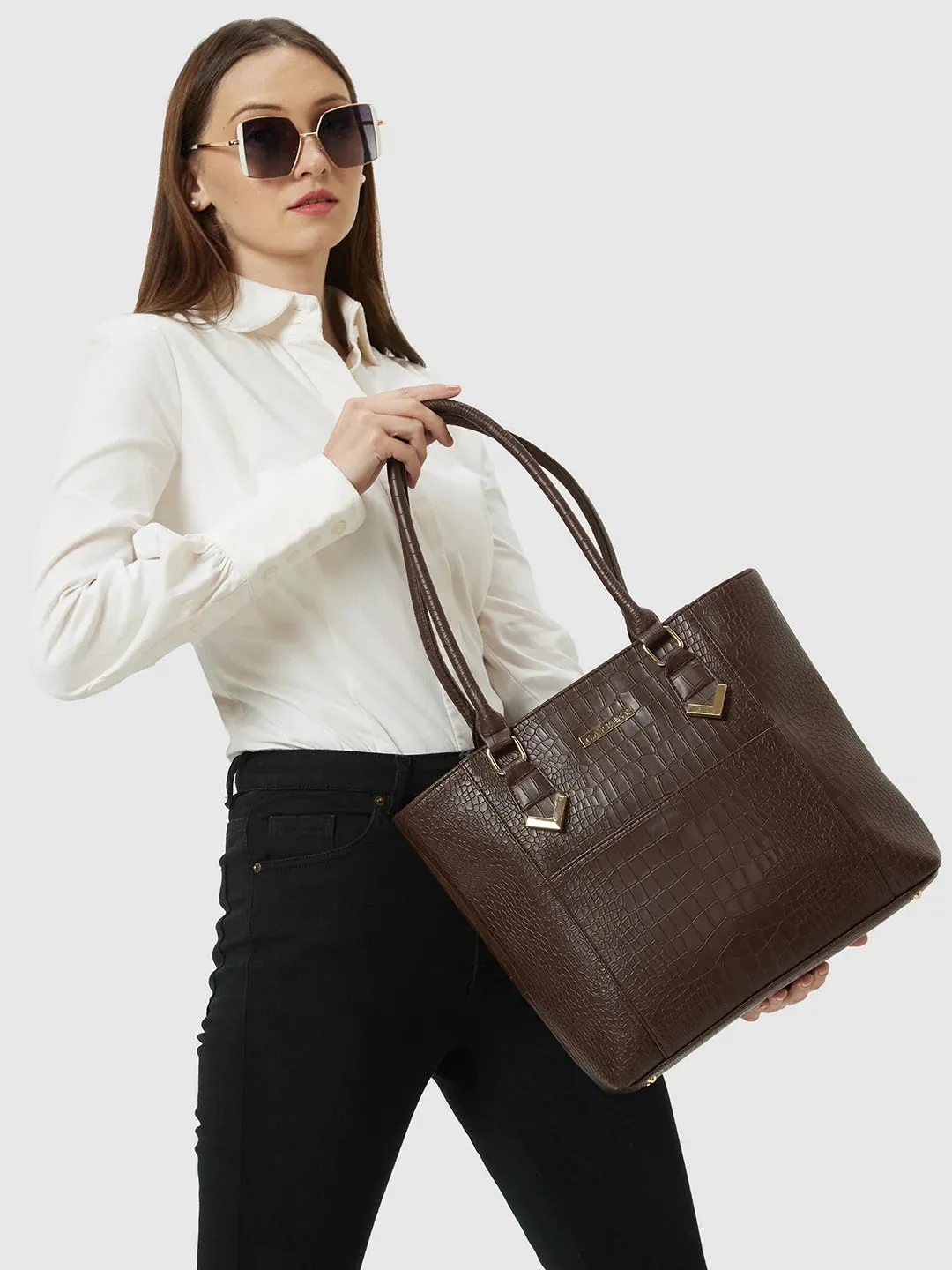 Caprese Freda Tote Large Brown