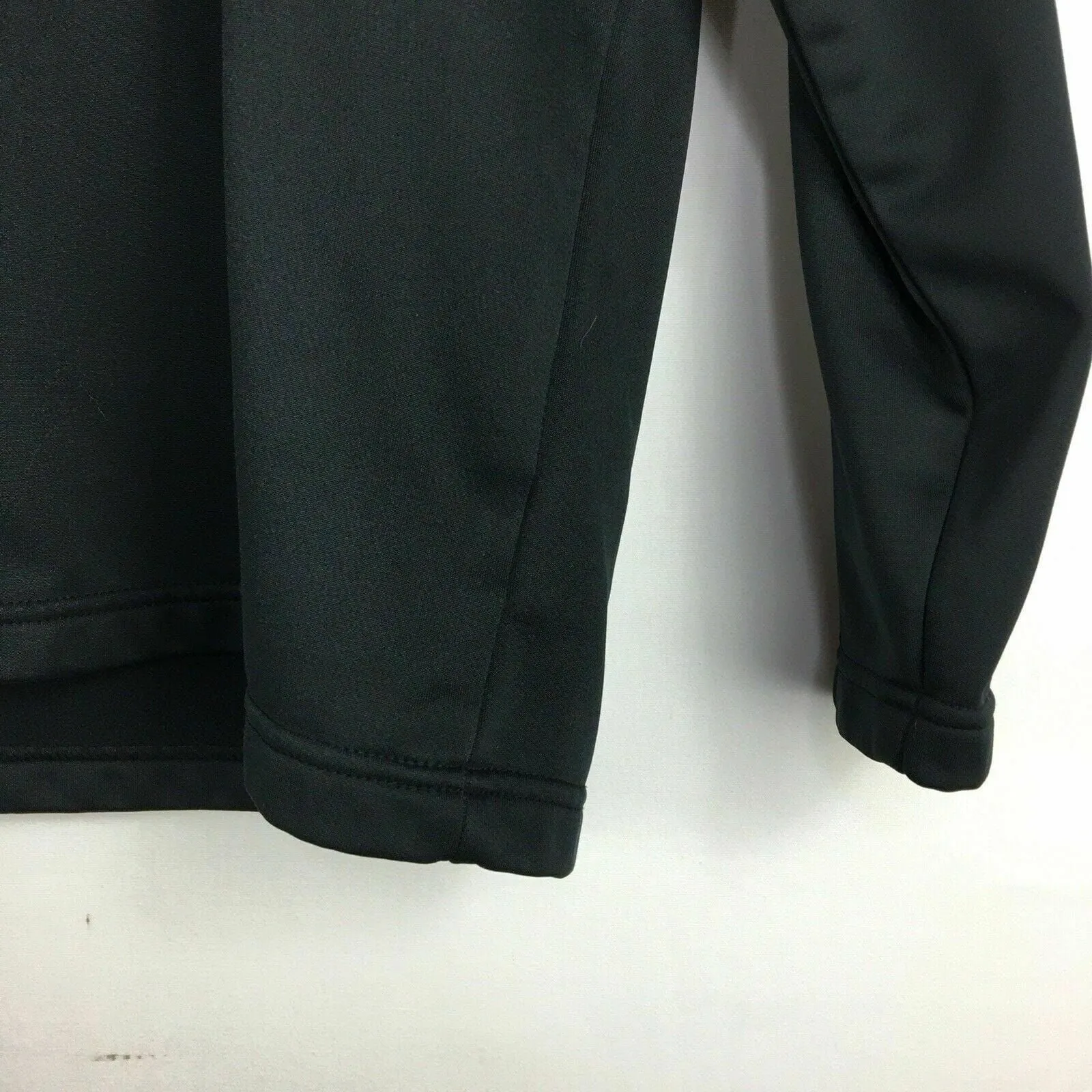 Columbia Mens Zip Up Jacket Medium Black Orange Logo Oregon State Beavers Mock Neck