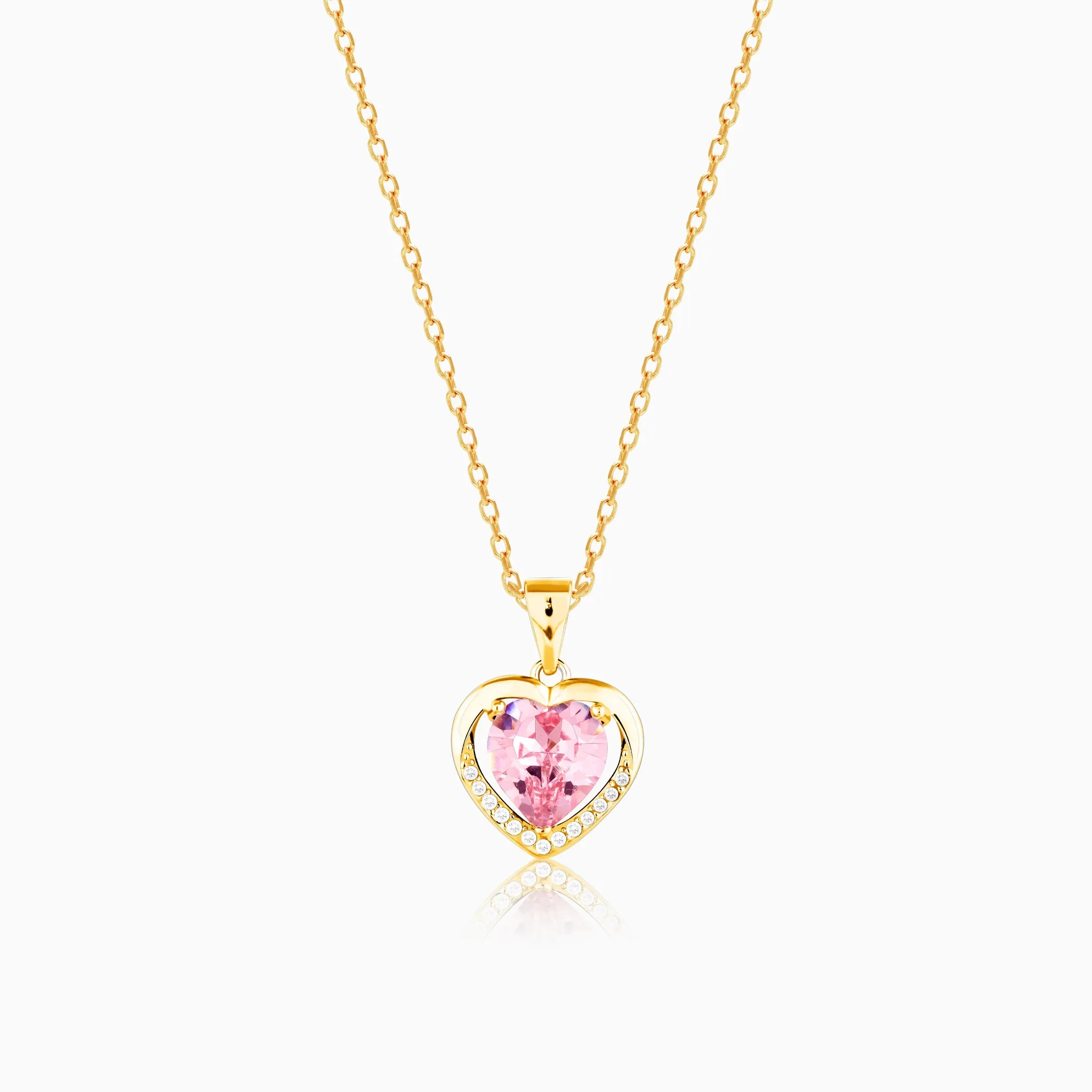 Golden Dreamy Heart Pendant