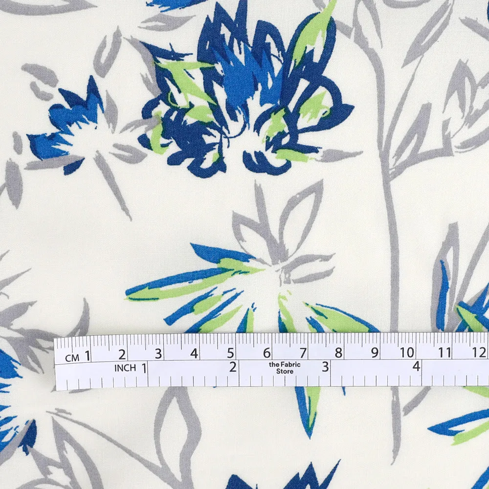 Iris Cotton / Rayon - Lime Mix