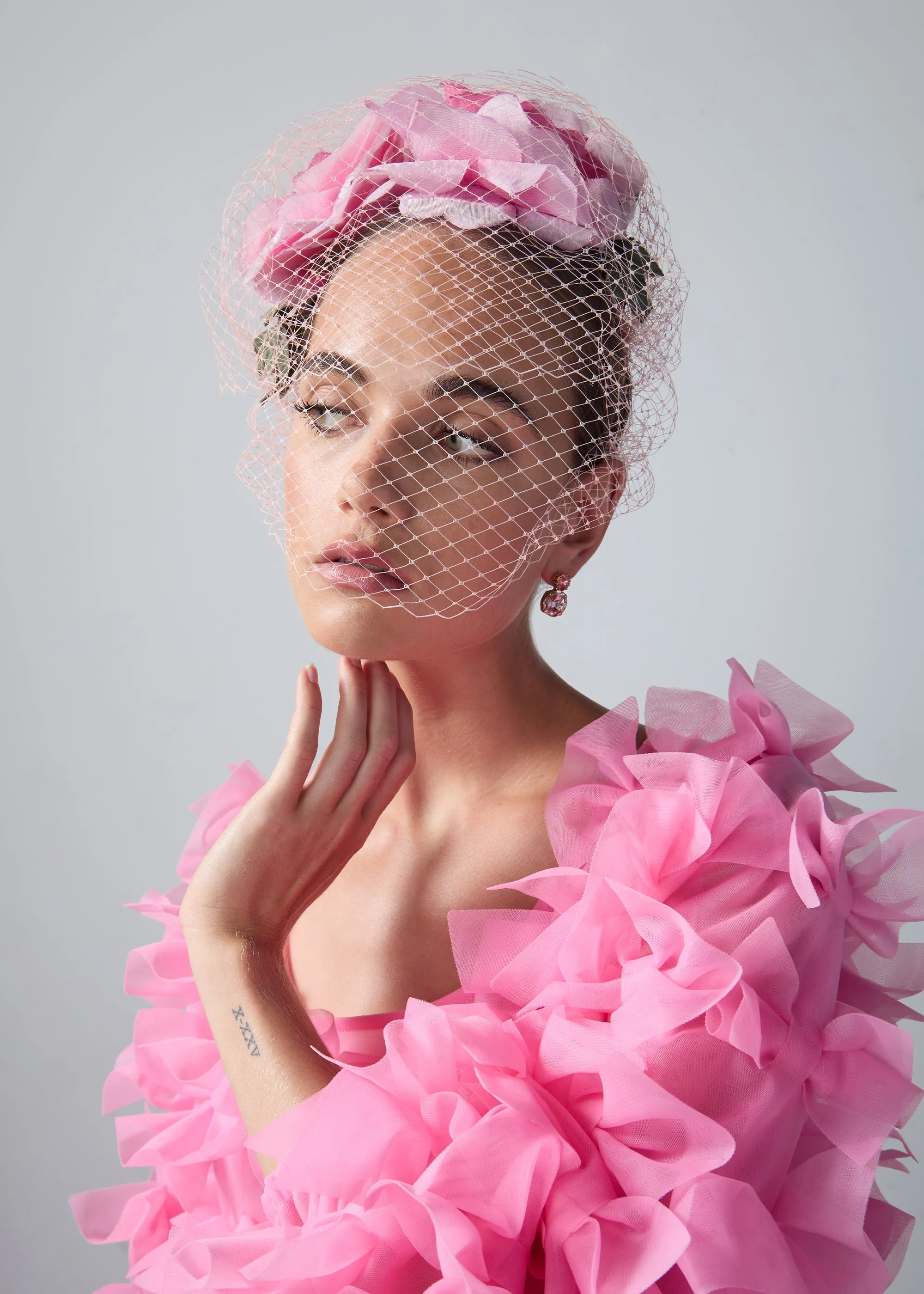 Jennifer Behr x New York Vintage Gracelynn Headpiece -- Garden