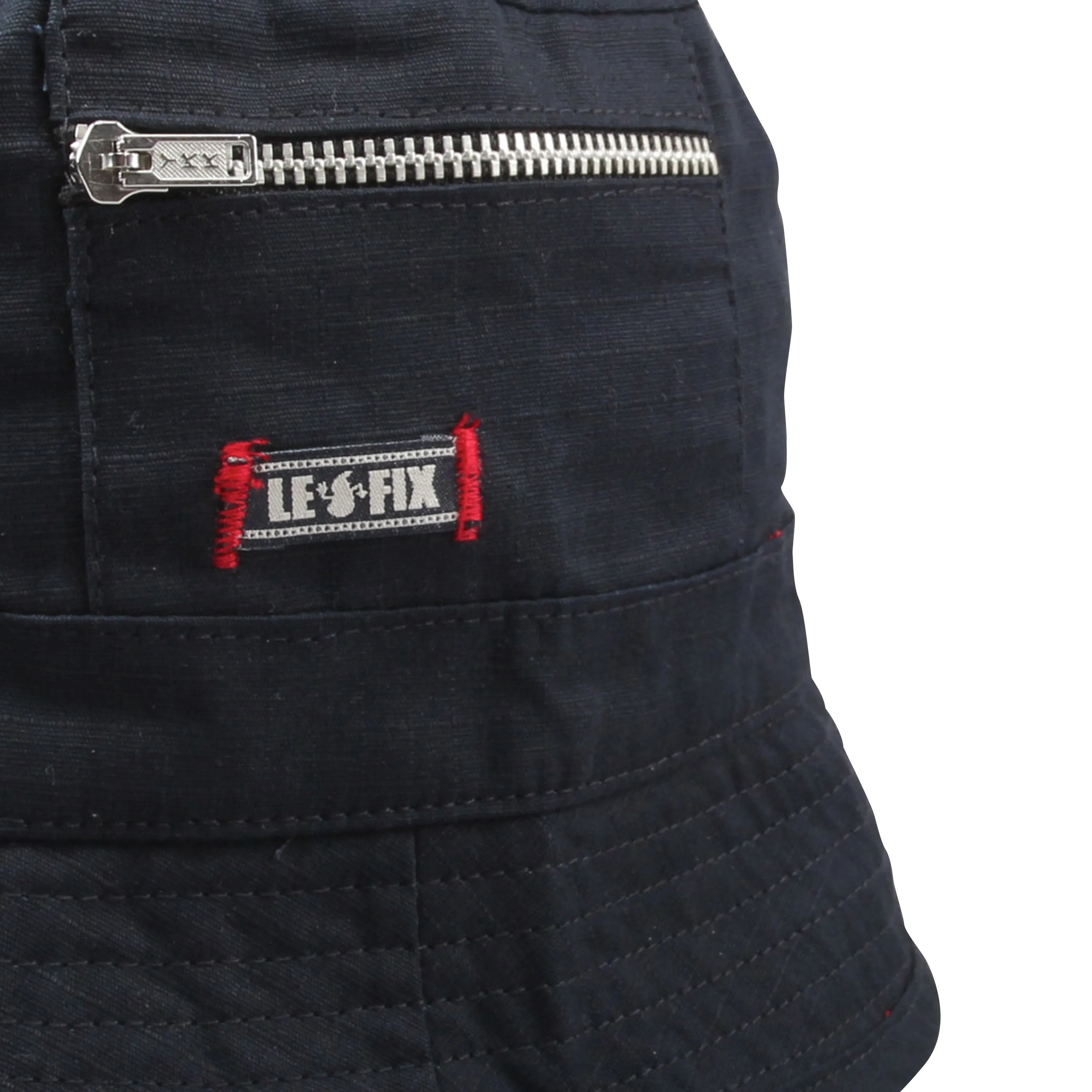 Le Fix Zip Bøllehat I Navy