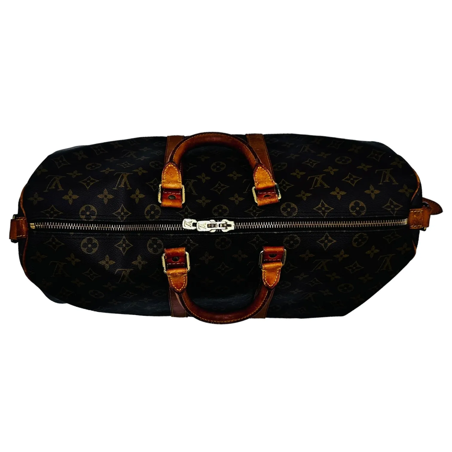 LOUIS VUITTON Monogram Bandouliere Keepall 45