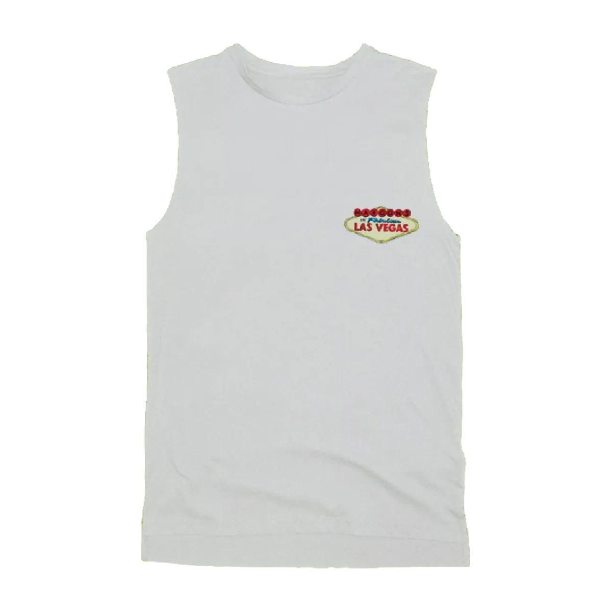 M5LV White Muscle Tank