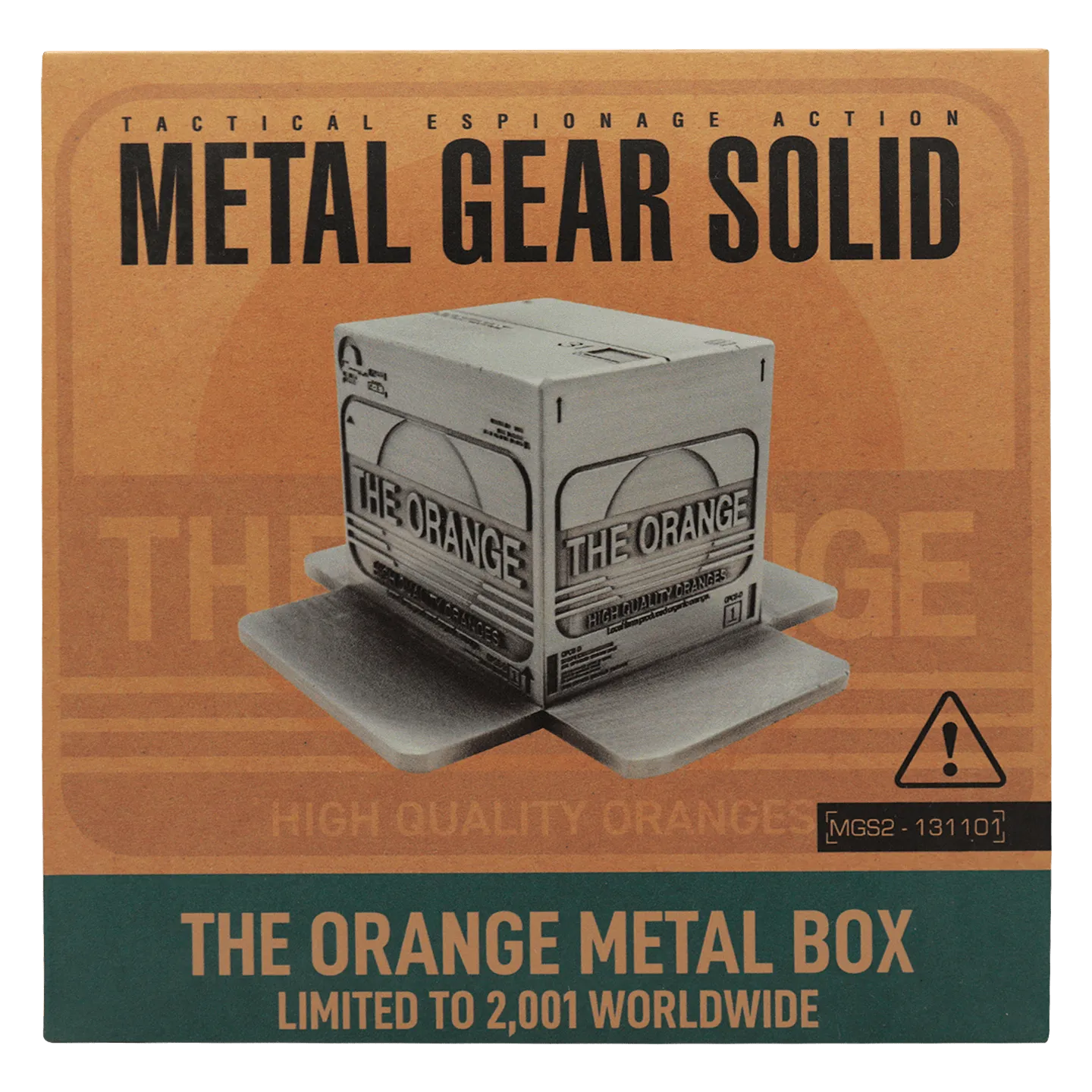 Metal Gear Solid 2 Replica Cardboard Box