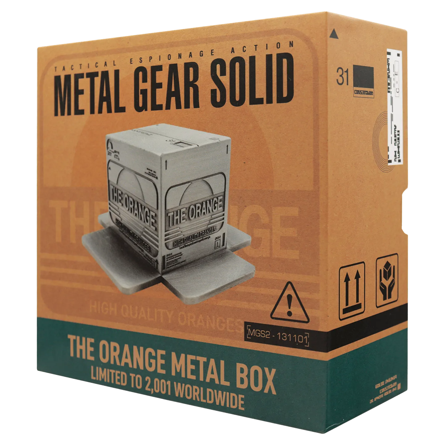 Metal Gear Solid 2 Replica Cardboard Box