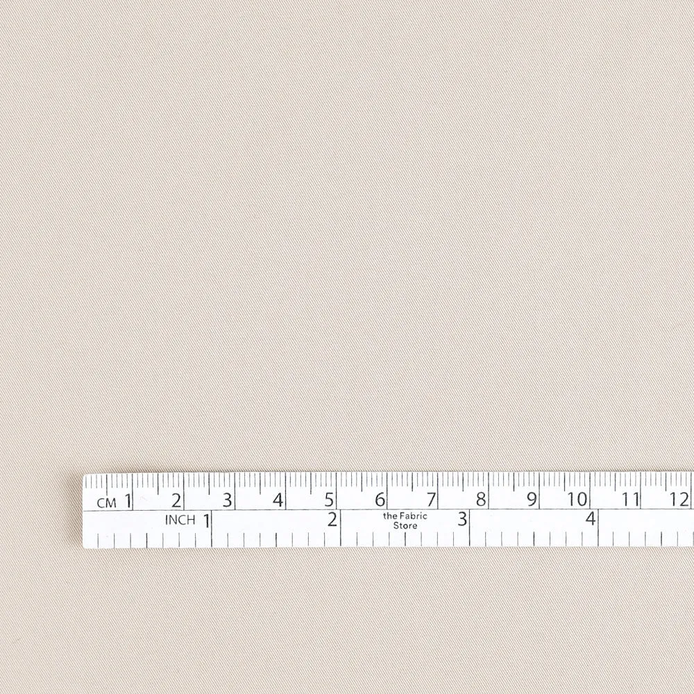 Midweight Fine Cotton Twill - Buff