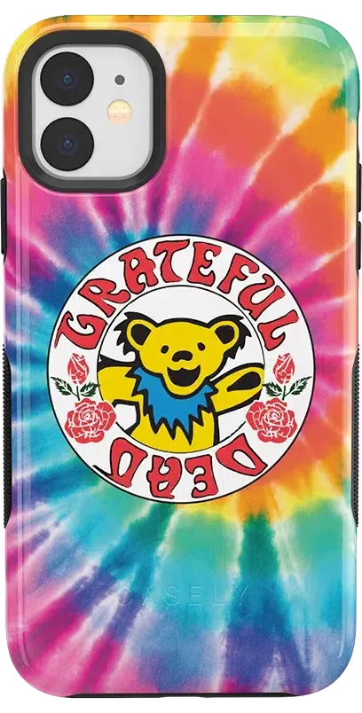 On Tour | Grateful Dead Tie Dye Sticker Case