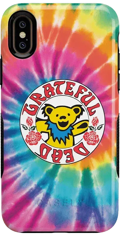 On Tour | Grateful Dead Tie Dye Sticker Case