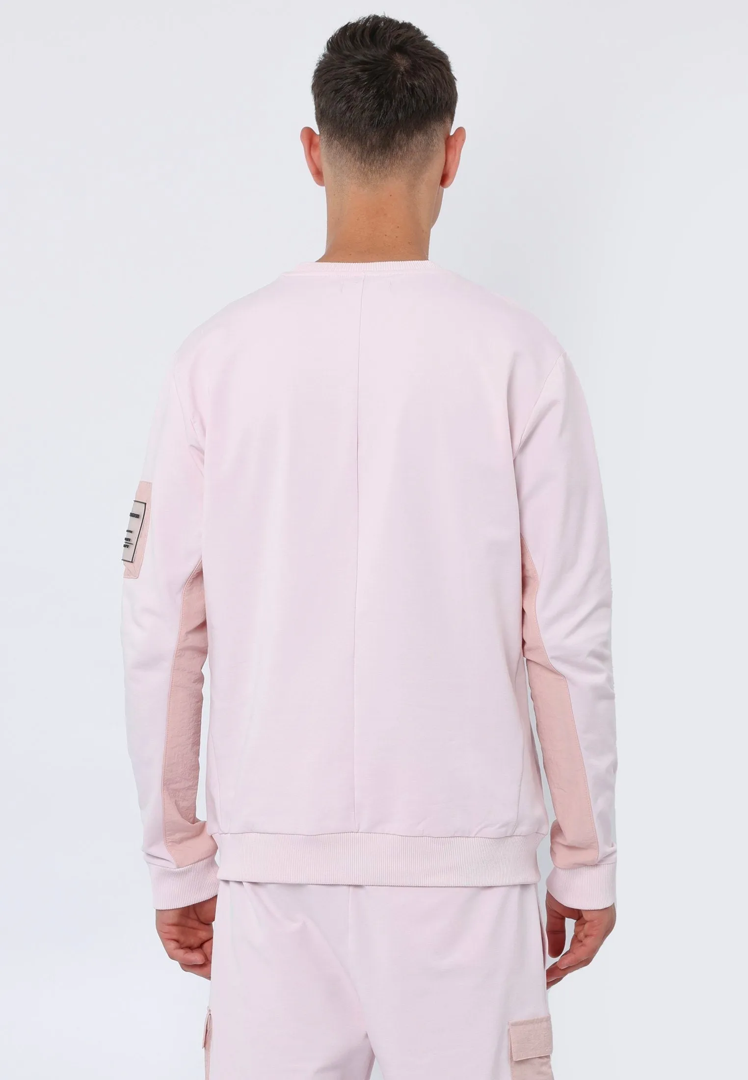 PANEL SWEAT PALE PINK