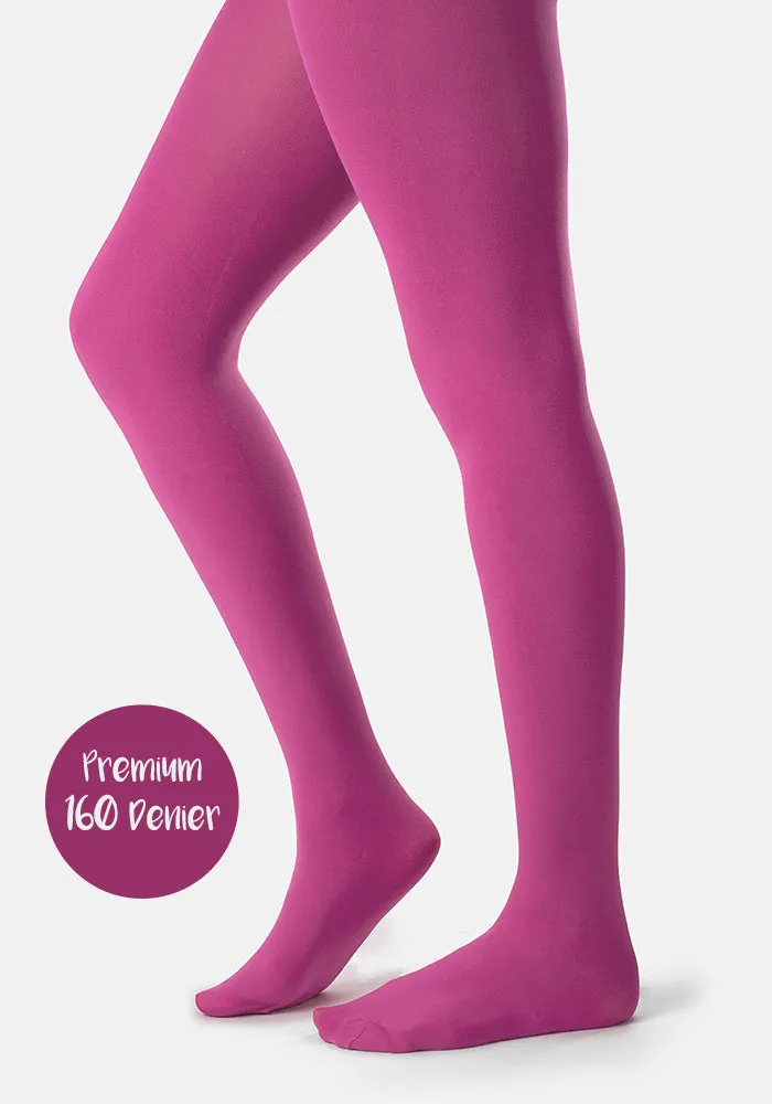 Premium 160 Denier Tights Festival Fuchsia