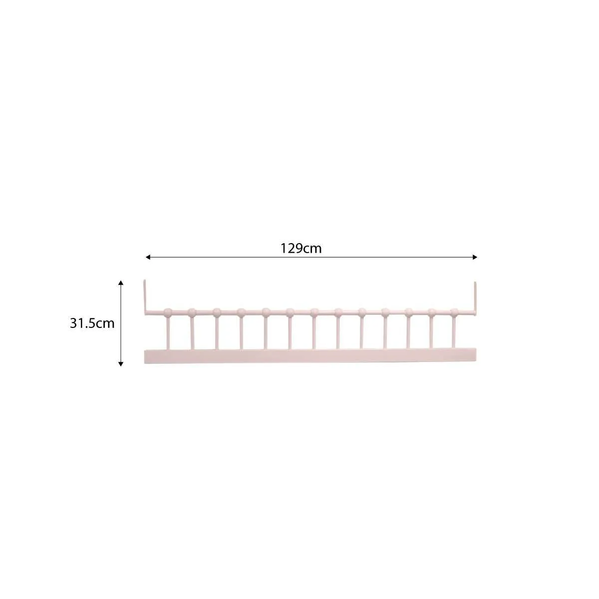 Sonata Pink 3-in-1 Cot Conversion Bundle