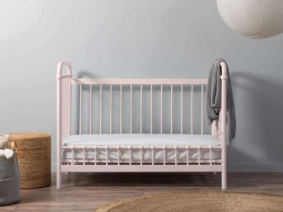 Sonata Pink 3-in-1 Cot Conversion Bundle