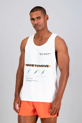 SpeedMesh™ Mens Pro Tank - White