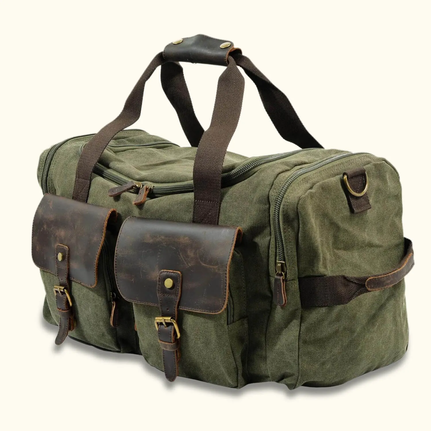 The Buckaroo Fit - Vintage Canvas Gym Bag